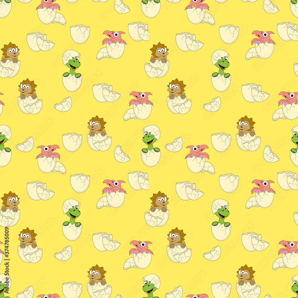 seamless pattern with cute ornament seamless pattern with cute ornament