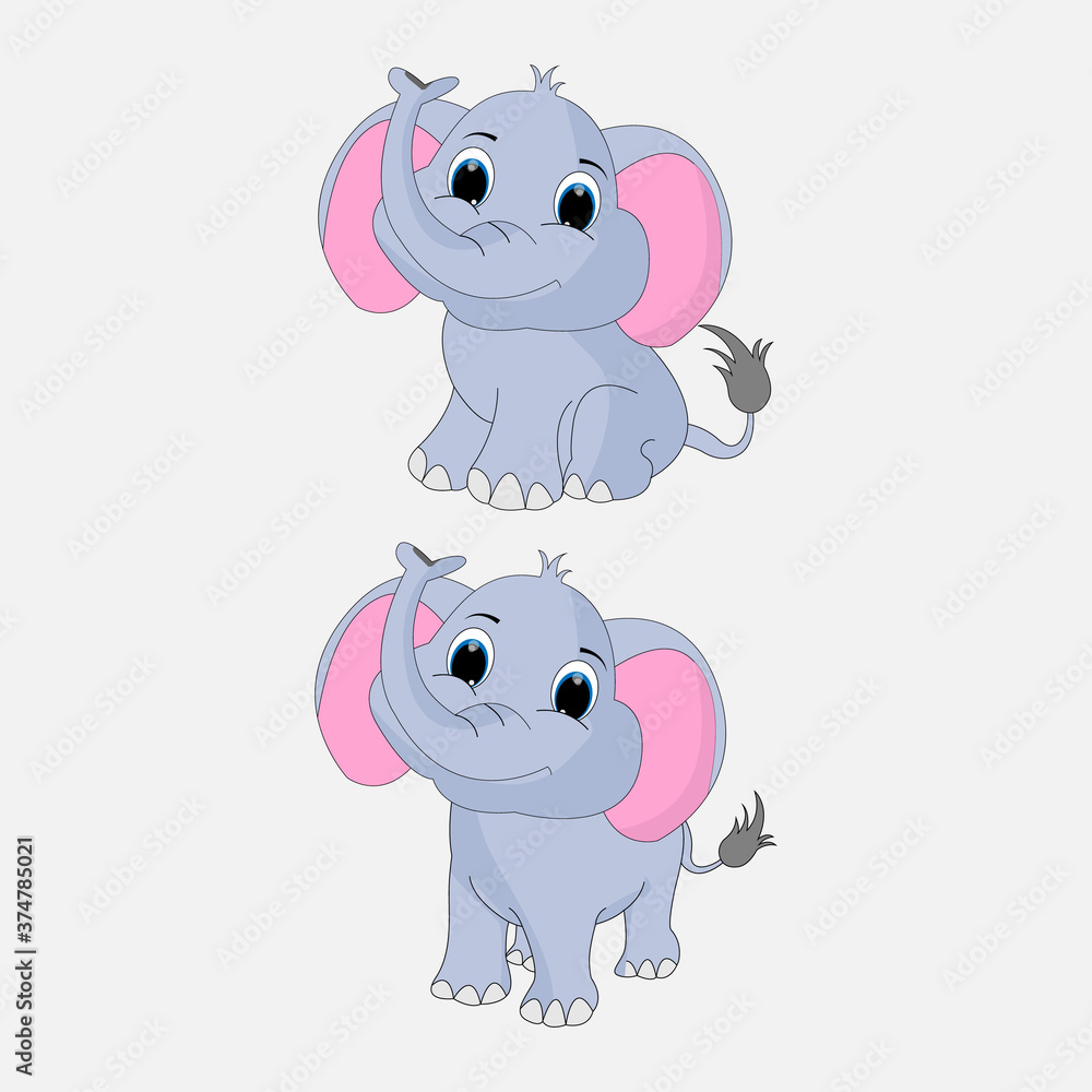 illustration vector graphic of cute elephant animal character cartoon isolated, perfect for cover, book, birthday card, gift card, wrap paper, sticker, t-shirt, memo, decoration illustration vector graphic of cute elephant animal character cartoon isolated, perfect for cover, book, birthday card, gift card, wrap paper, sticker, t-shirt, memo, decoration