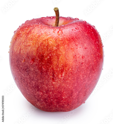 Red apple isolated on white background, Red envy apple on white background With clipping path