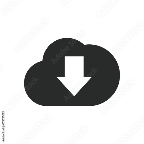 download, upload icon vector design illustration