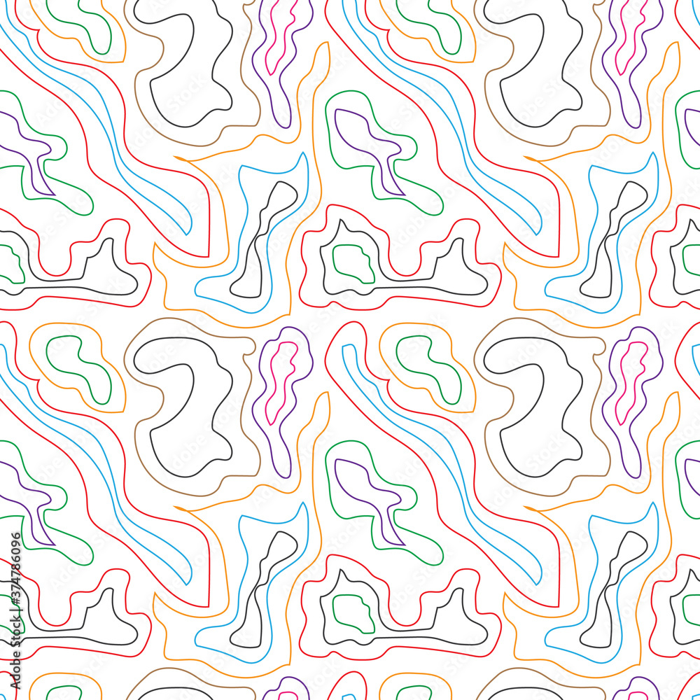 abstract seamless pattern with lines
