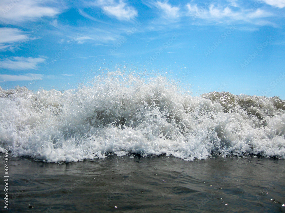 Crashing Wave Of Ocean Water