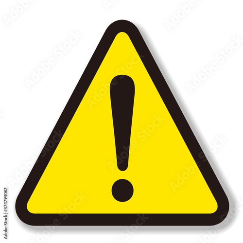 hazard sign icon vector triangle