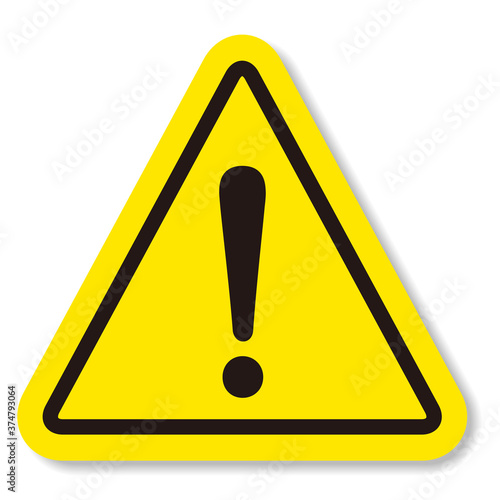 hazard sign icon vector triangle