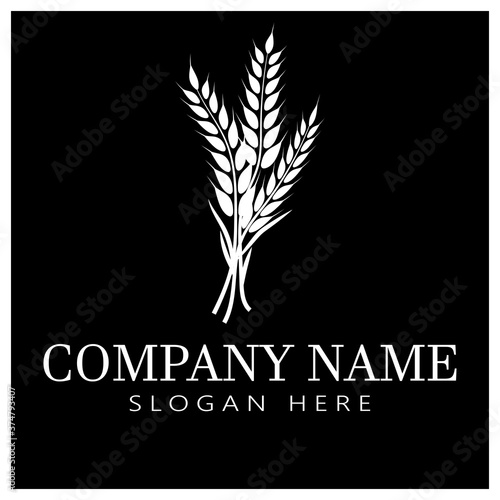 Wheat Logo Template vector symbol