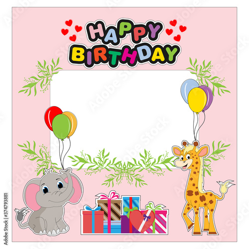 illustration vector graphic of cute animal character cartoon isolated, perfect for cover, book, birthday card, gift card, wrap paper, sticker, t-shirt, memo, decoration