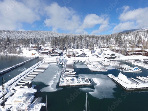 Canvastavla Frozen Squaw valley