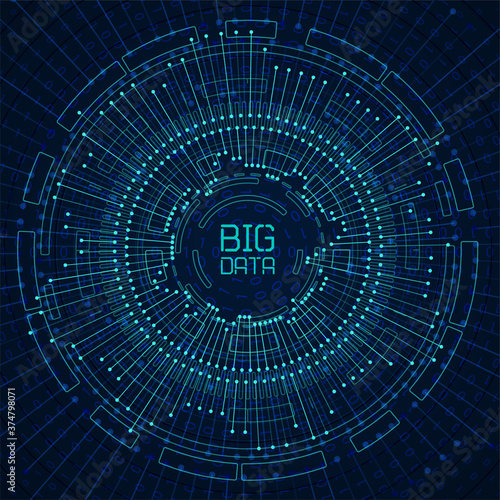 Abstract big data visualization