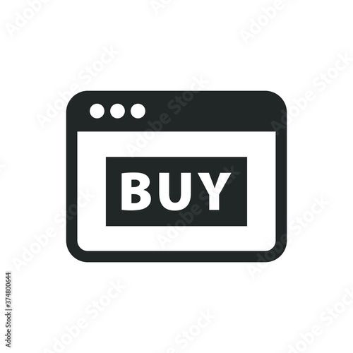 Online buying icon