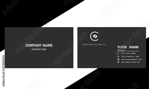 BLACK BUSSINES CARD