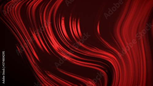 Abstract deep red background with waves luxury. 3d illustration, 3d rendering.