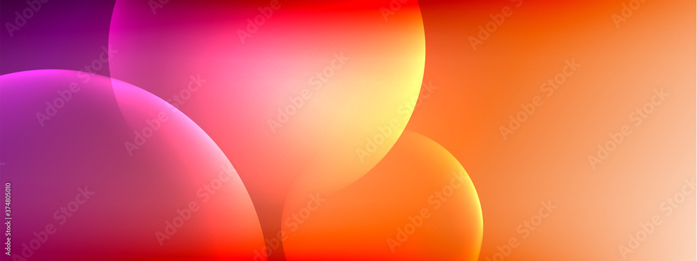 Vector abstract background liquid bubble circles on fluid gradient with shadows and light effects. Shiny design templates for text Vector abstract background liquid bubble circles on fluid gradient with shadows and light effects. Shiny design templates for text