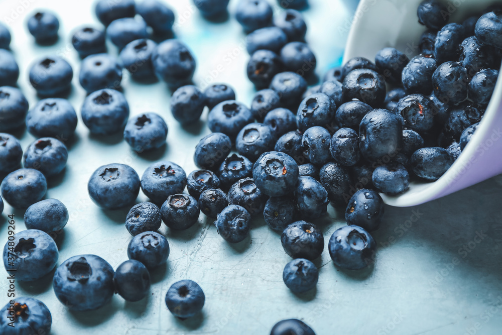 Tasty blueberry on light background Tasty blueberry on light background