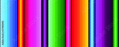 colorful seamless mexican style pattern. serape gesign