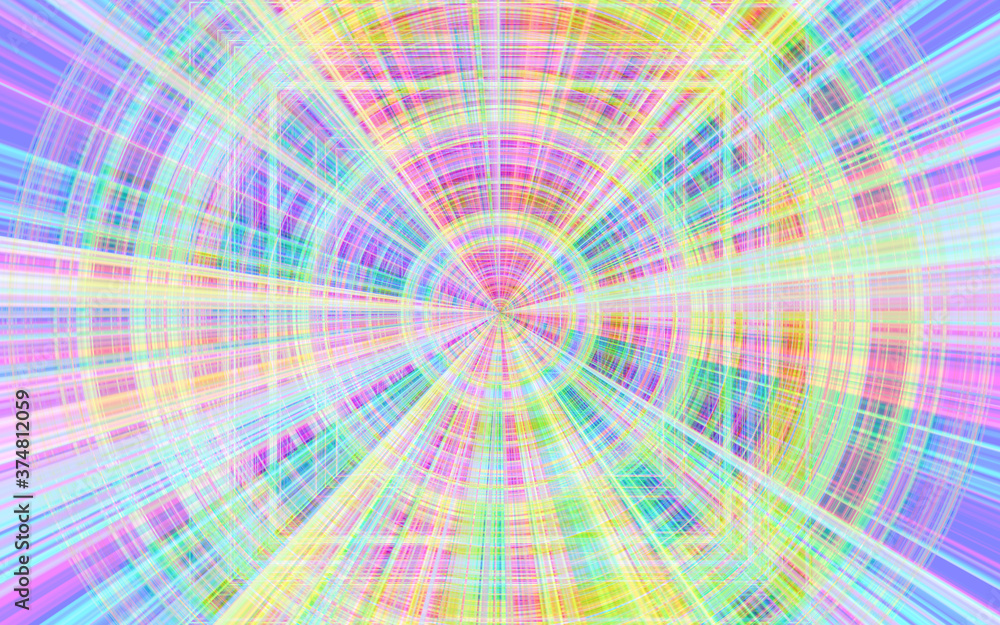 Fototapeta premium カラフルな円