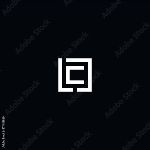 initial letter logo cb, bc, b inside c rounded lowercase