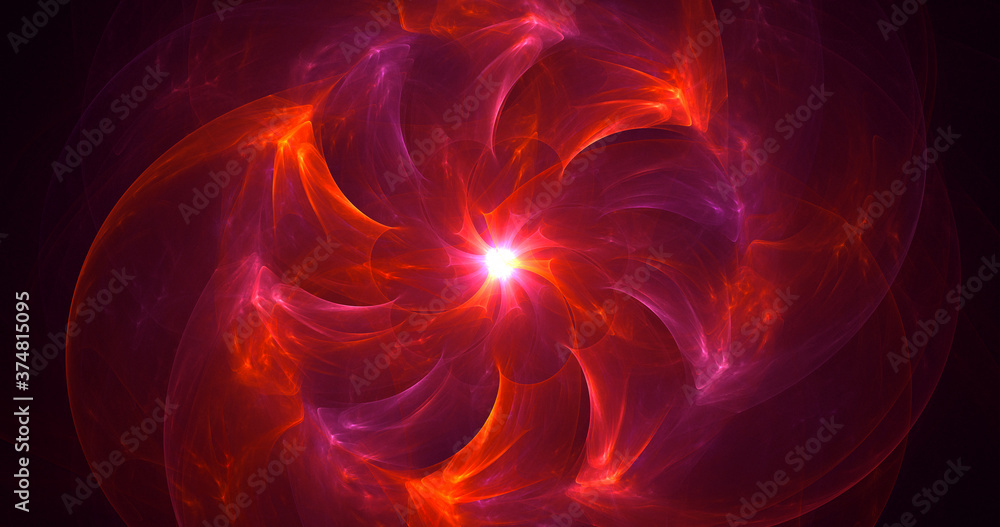 3D rendering abstract multicolor fractal light background 3D rendering abstract multicolor fractal light background