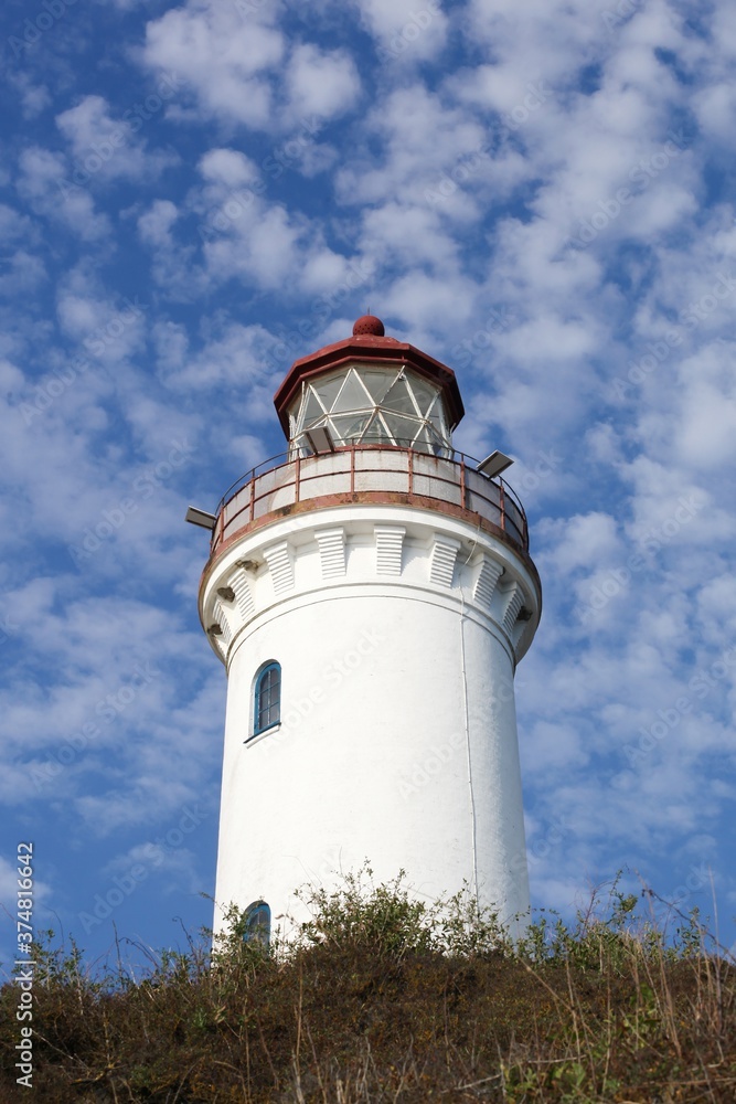 Vesborg lighthouse in Samso island, Denmark