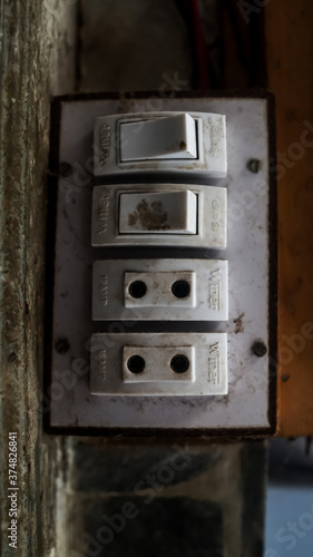 old electrical outlet south asia