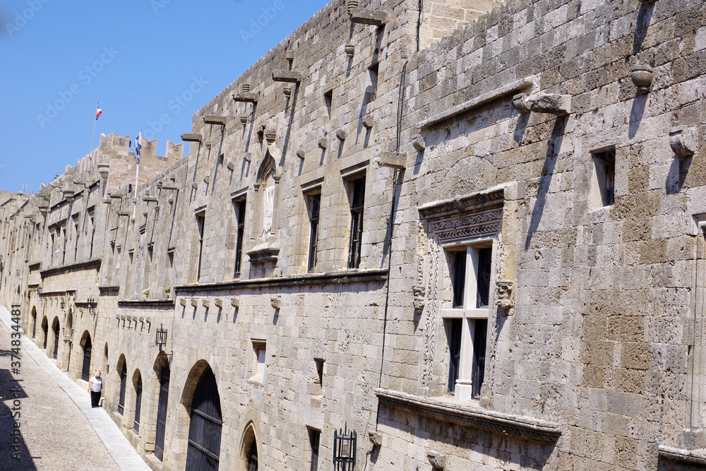 Ancienne rue médiévale des Chevaliers, Rhodes