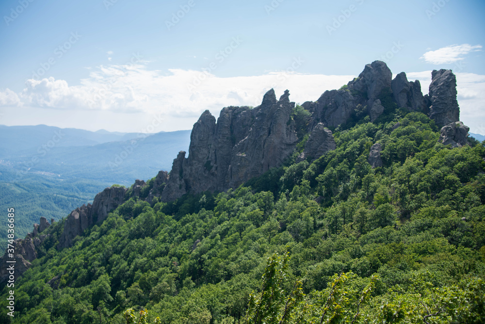 Naklejka premium mountains in the mountains