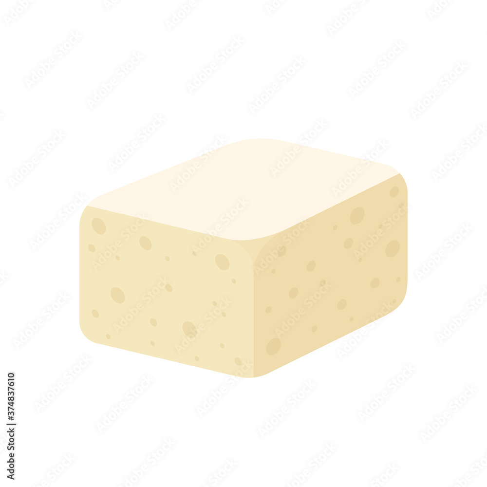 Tofu vector. free space for text. wallpaper. Tofu on white background. Tofu vector. free space for text. wallpaper. Tofu on white background.