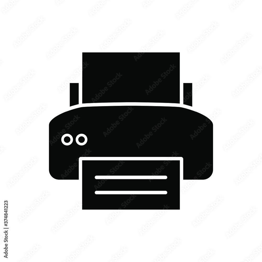 printer icon vector illustration printer icon vector illustration