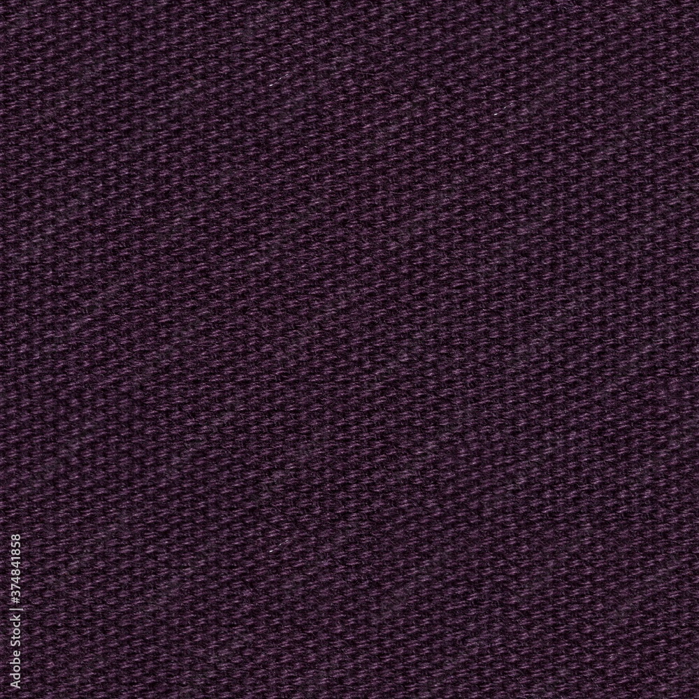 Strict dark textile background in violet hue. Strict dark textile background in violet hue.