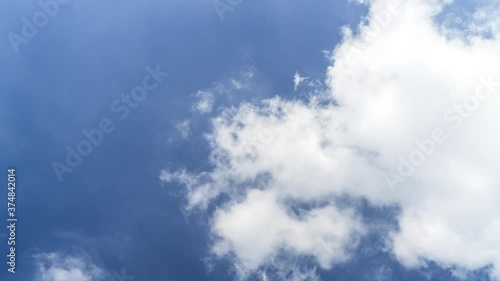 空　雲　光り　タイムラプス