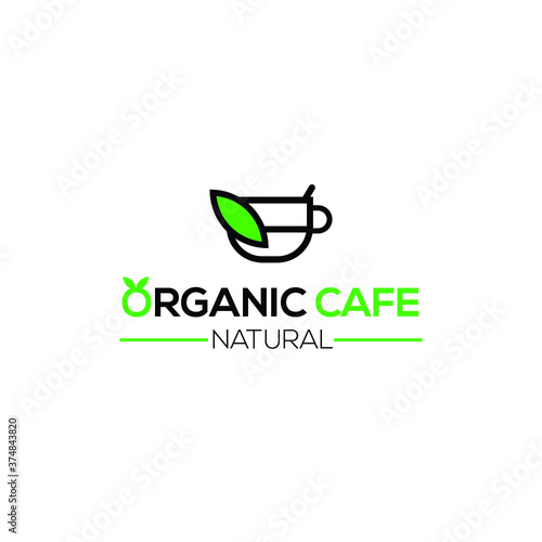 organic cafe logo