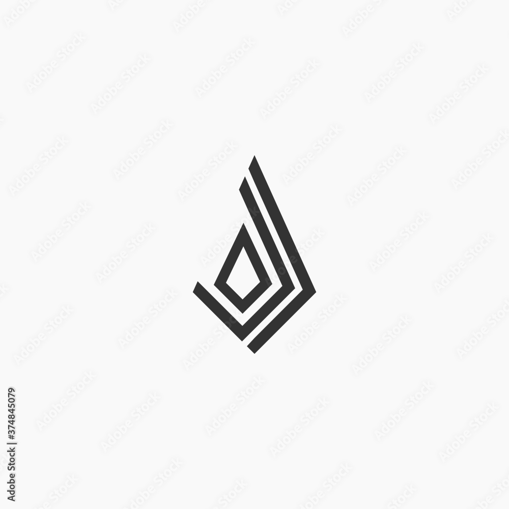 Simple Modern JJ J Monogram Logo Simple Modern JJ J Monogram Logo