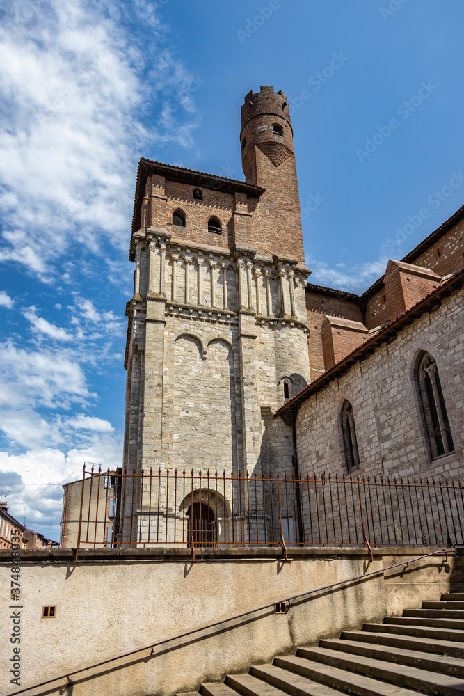 The Saint-Salvi Collegiate Church in Albi, France. A World Heritage Site since 2010. The Saint-Salvi Collegiate Church in Albi, France. A World Heritage Site since 2010.