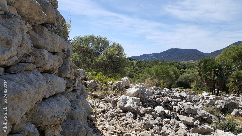 Mauerreste der Claper des Gegants, Mallorca