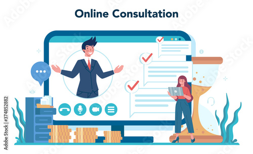 Consulting online service or platform. Research and recommendation
