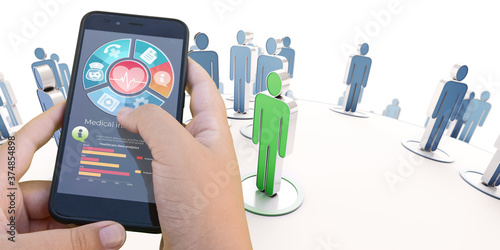 Healthcare monitoring app
