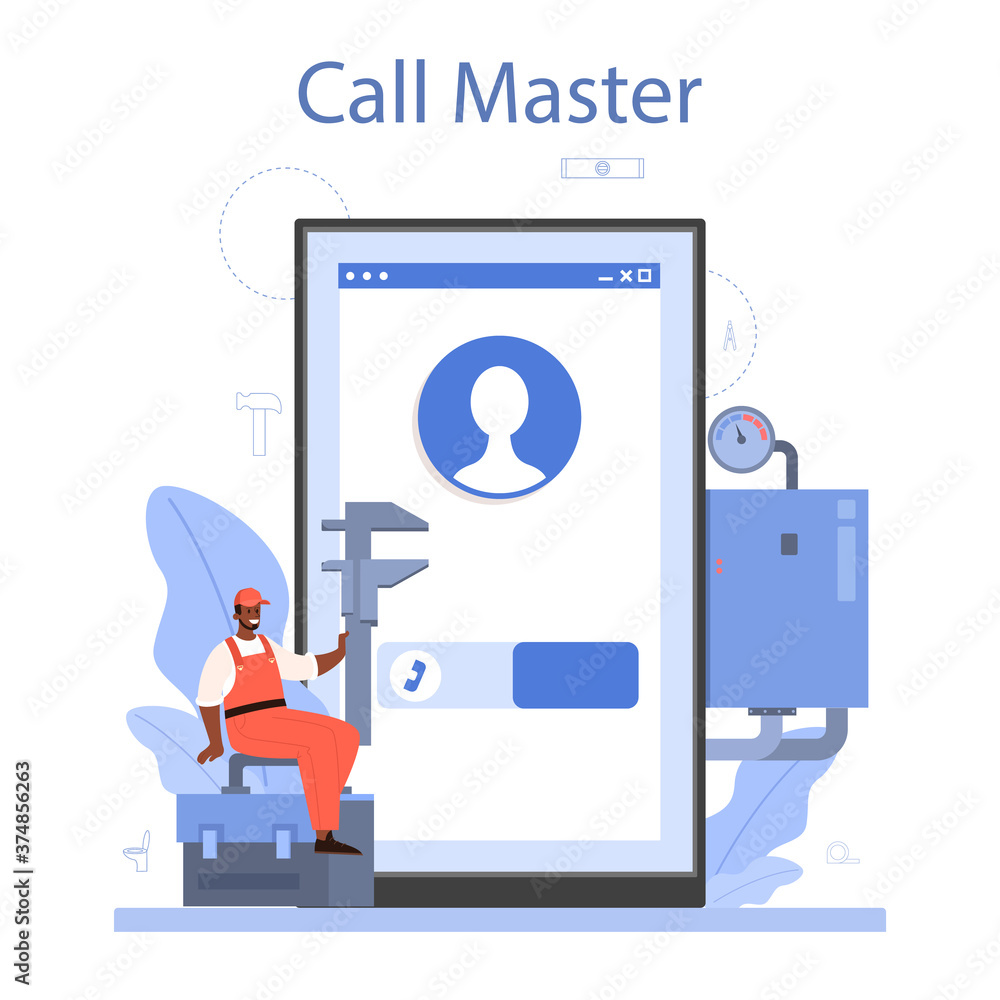 Plumber online service or platform. Plumbing service Plumber online service or platform. Plumbing service