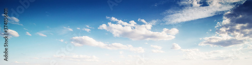 Fototapeta Naklejka Na Ścianę i Meble -  Sky and clouds summer panorama