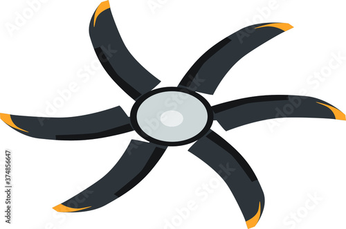 Six all metal alloy propeller