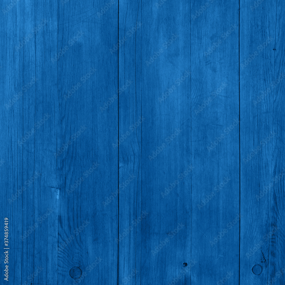 Obraz premium Deep blue wood texture background
