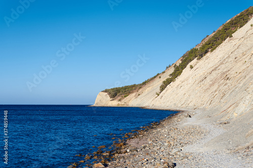 the coast of the sea