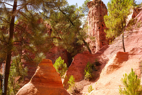 sentier des ocres