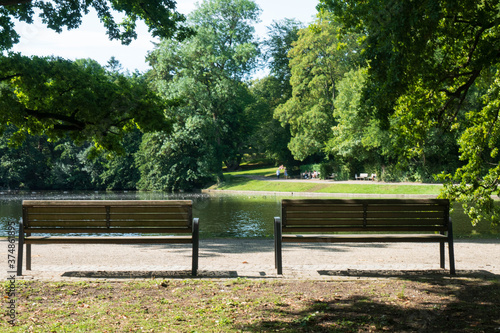 Der Hangeweiher in Aachen - ein beliebter Park im Herzen der Stadt