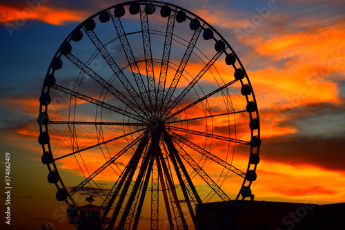 SkyWheel is a 187-foot tall Observation wheel in Myrtle Beach, South Carolina. 
