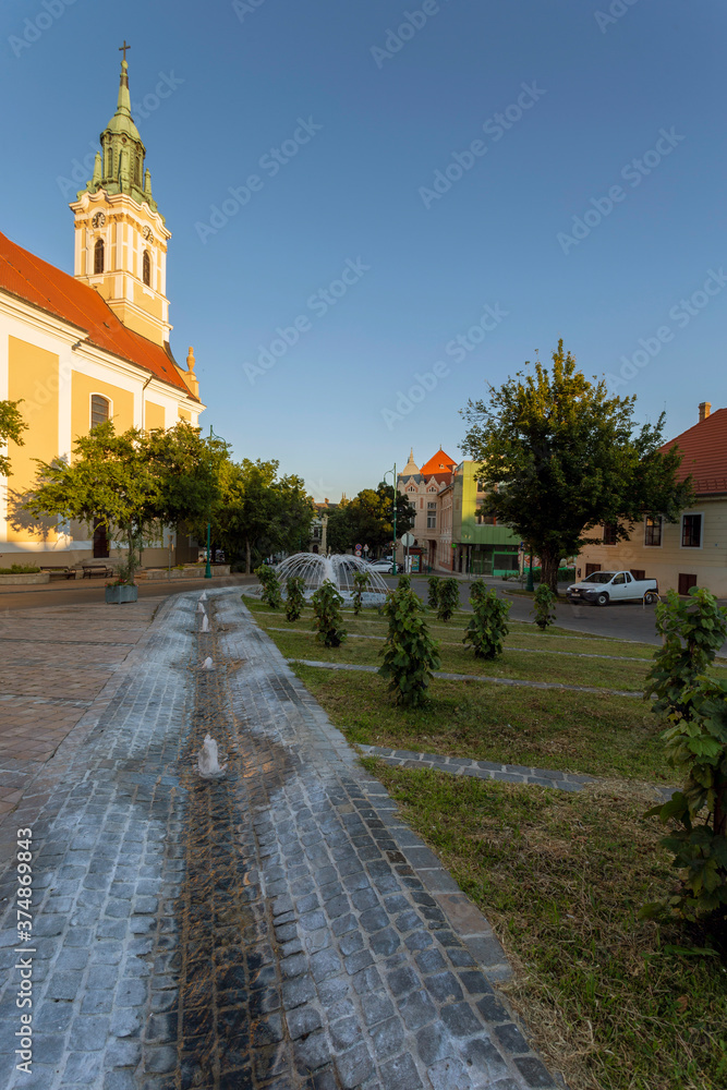 Catholic church in Szekszard, Hungary