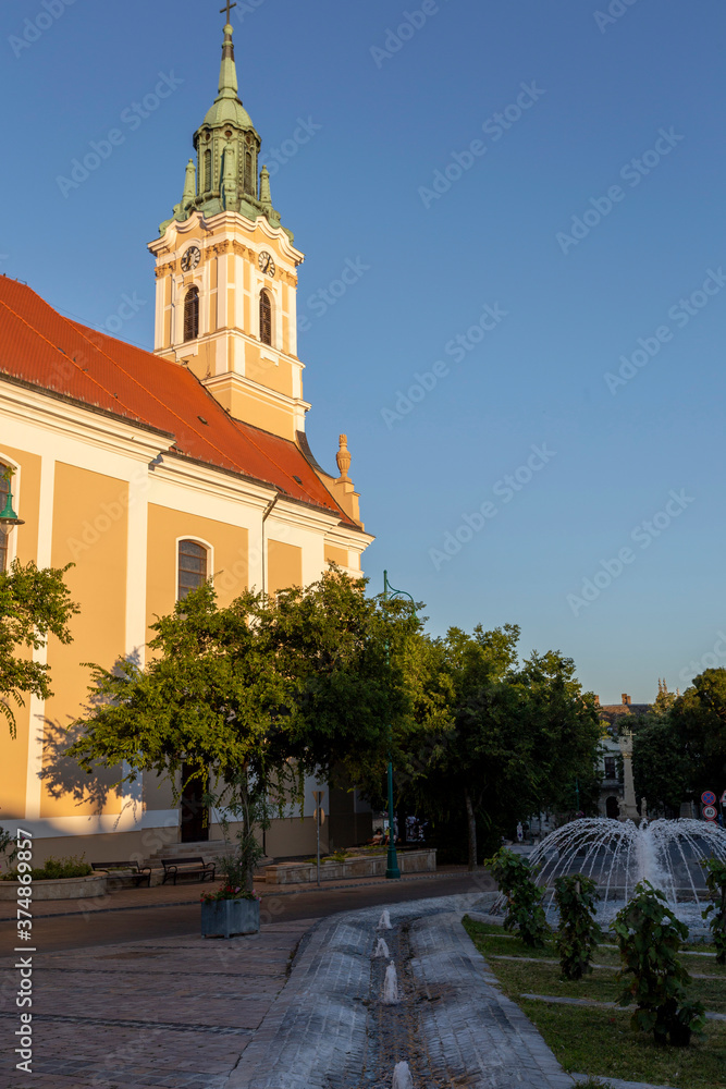 Catholic church in Szekszard, Hungary