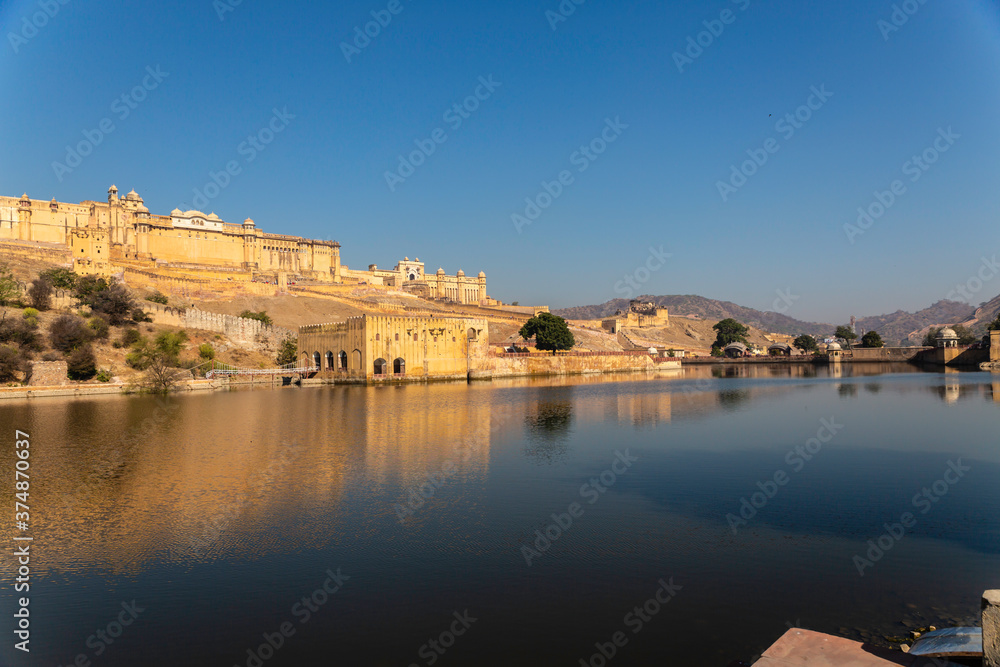 Amer fort near Jaipur, Rajasthan, Indi Amer fort near Jaipur, Rajasthan, Indi