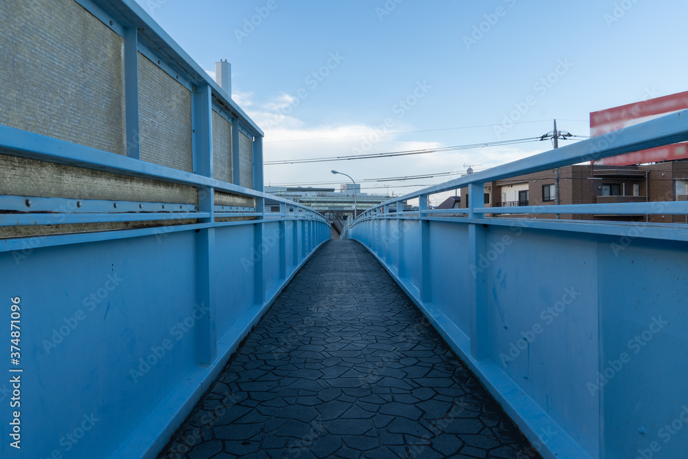 Fototapeta premium 日本の歩道橋