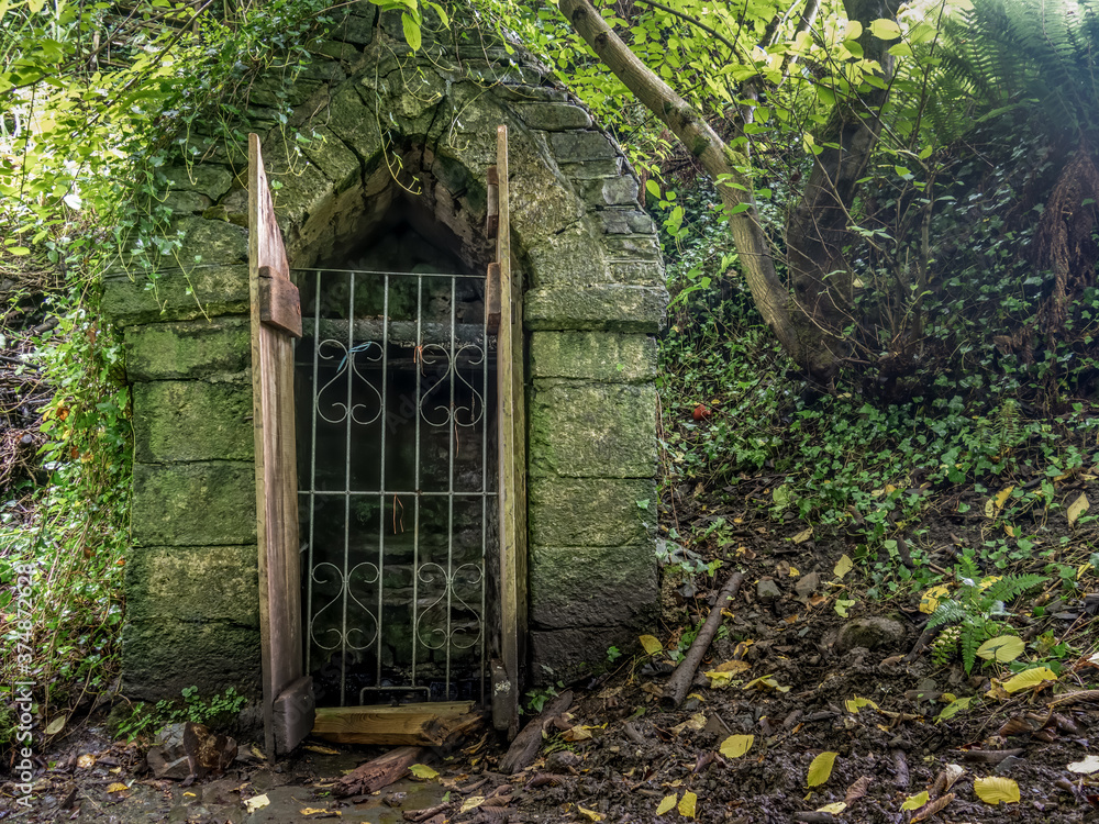 St Nectans well, Stoke hamlet, Hartland, Devon, UK. St Nectans well, Stoke hamlet, Hartland, Devon, UK.