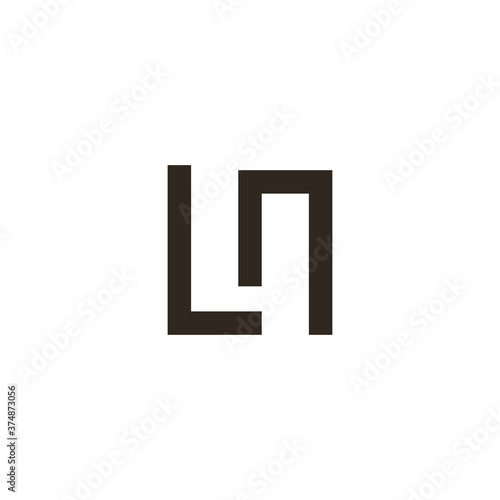 Letter L N logo template design vector illustration Free Download Letter L N logo template design vector illustration - GFXLoad