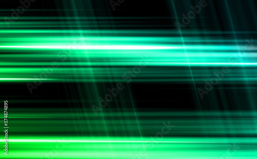 Wallpaper Mural Fluorescent laser light Straight line pattern on a black background Torontodigital.ca